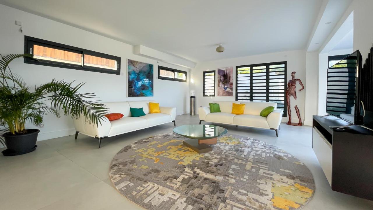 Luxury Villa Beach And Putt Avec Acces Plage Saint-Francois  Exteriör bild